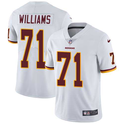 Nike Washington Redskins #71 Trent Williams White NFL Vapor Untouchable Limited Jersey,We sell and wholesale Nike Washington Redskins #71 Trent Williams White NFL Vapor Untouchable Limited Jersey on line form chian!